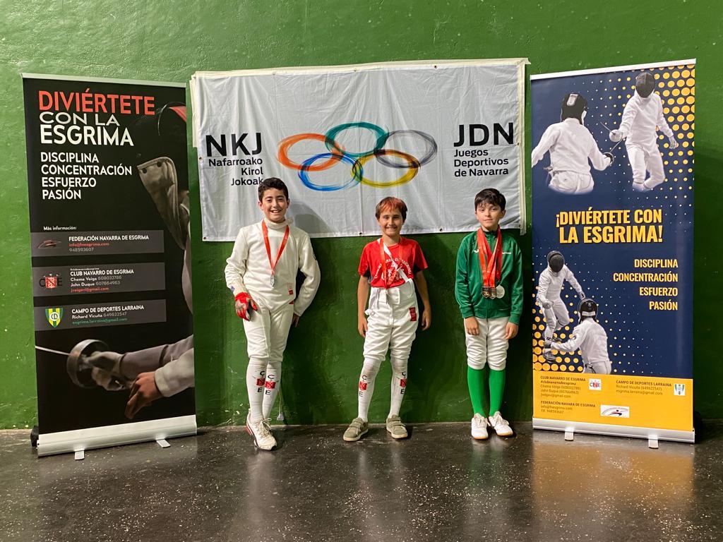 Celebrada la final Juegos Deportivos de Navarra de Espada y Florete M13 y M17, y Torneos M9